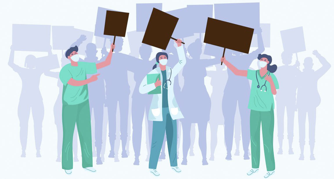 Unidad Enfermera pide la unión de la profesión en la manifestación del 18-J en una carta a las enfermeras 